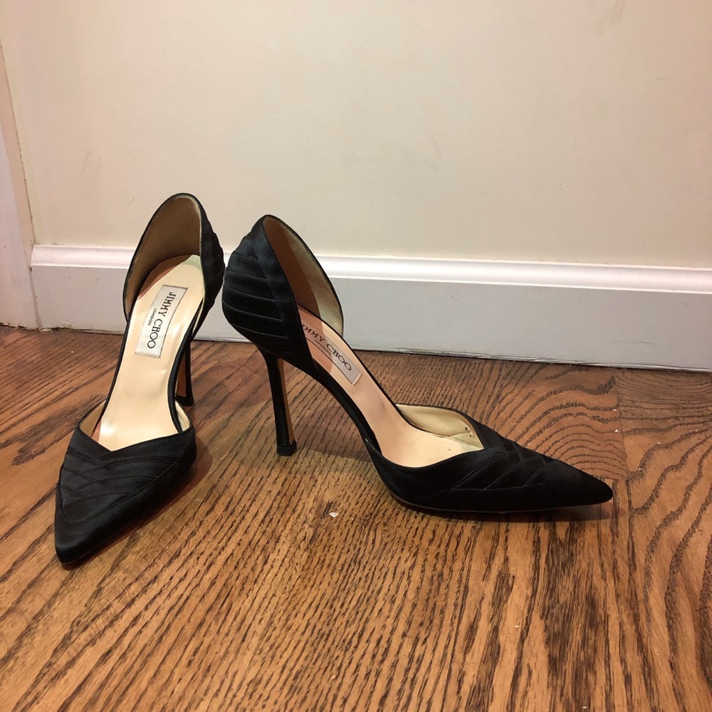 jimmy choo black high heels